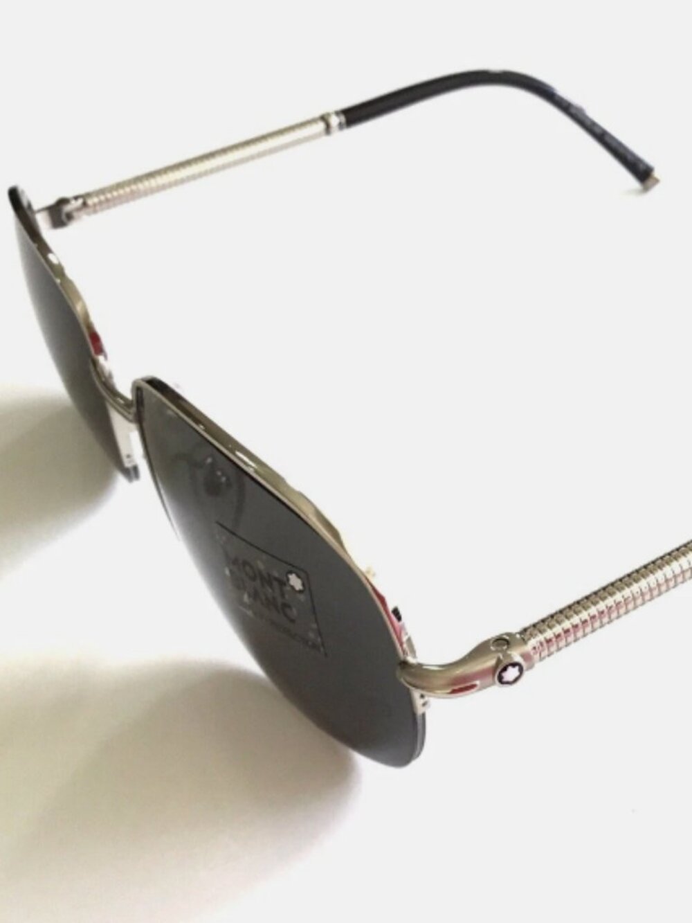 Mont Blanc Sunglasses MB 523T Silver 16A Size 58mm Frame New Authentic